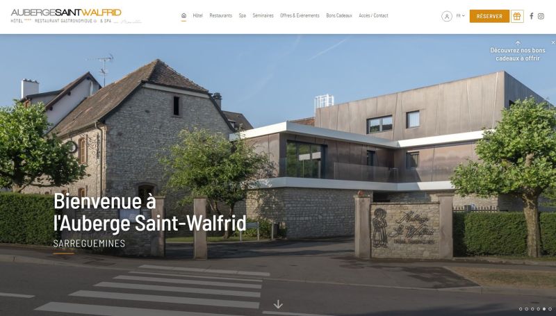Réalisation Hôtel Restaurant Spa Auberge Saint-Walfrid Image de la réalisation Hôtel Restaurant Spa Auberge Saint-Walfrid